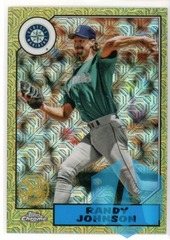 Randy Johnson 2022 Topps Series 1 Chrome Silver Pack 1987 Mojo #T87C-34